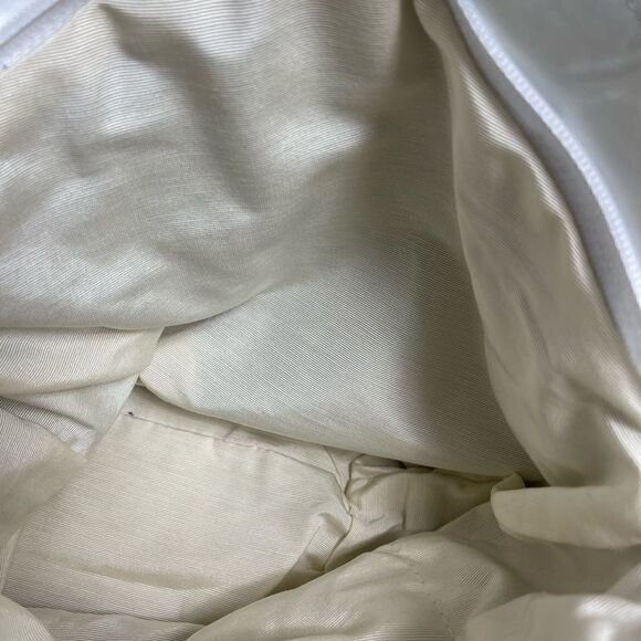 Paris Leather New York leather marble white bucket shoulder gold tone ac… - Picture 10 of 14